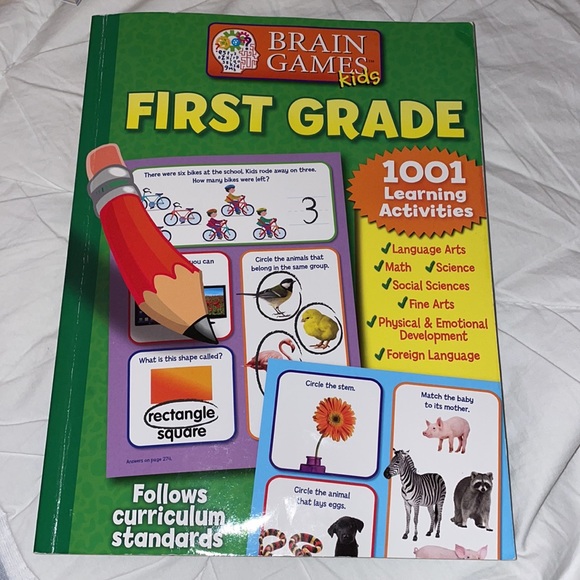 Lot of 5 NEW first grade workbooks for math, reading, spelling, writing … - Picture 7 of 8